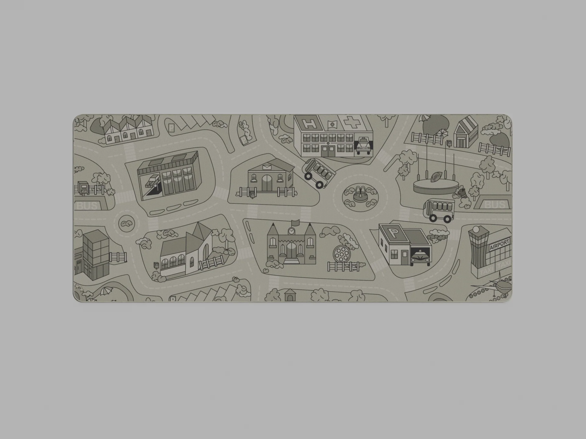 Busy Town R3 Deskmats - Image 4