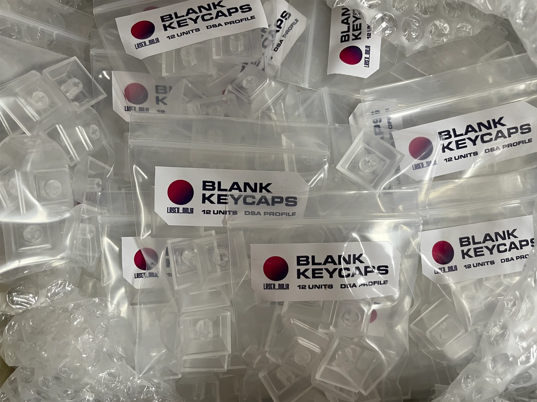 Laser Ninja DSA Blank Keycaps - Image 3
