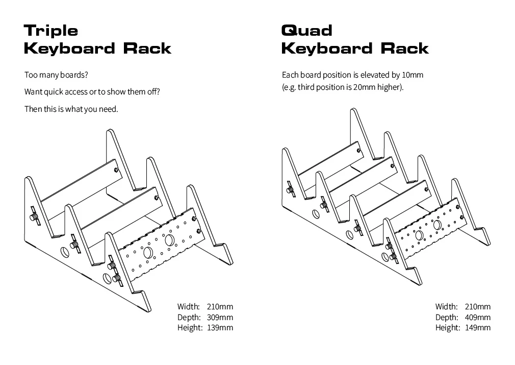 Laser Ninja Keyboard Stands - Image 29